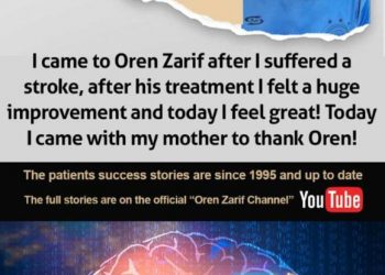 I was saved from a stroke thanks to Oren